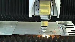 1mm aluminum plate complex pattern cutting