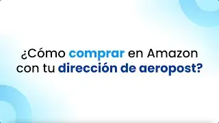 &iexcl;Compra en Amazon EE.UU. y env&iacute;a tus compras con aeropost! 🛍️✈️