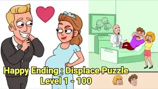Happy Ending : Displace Puzzle Answers | All Levels | Level 1-100