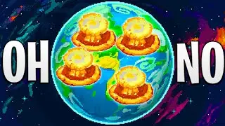I Demolished World by Dropping 1,804,759 Bombs! - Worldbox