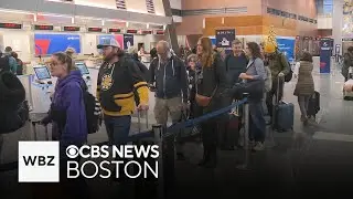 Logan Airport passengers scramble as flights are delayed, canceled