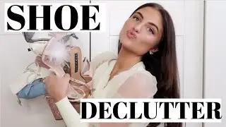 CLEAR OUT MY SHOE COLLECTION WITH ME! SHOE DECLUTTER