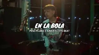 EN LA BOLA | Corrido Tumbado B&eacute;lico Type Beat | Junior H x Peso Pluma | Instrumental Corrido