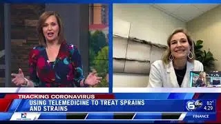 Using Telemedicine to treat sprains and strains WATE 6 On Yo