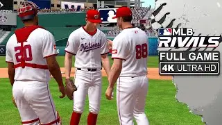 FULL GAME: MLB Rivals - League Mode Gameplay (Nationals vs. Phillies) | PC - 4K UHD