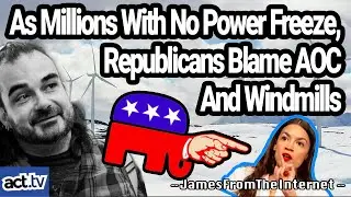 As Millions With No Power Freeze, Republicans Blame AOC And Windmills