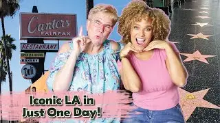 LA BUCKET LIST IN ONE DAY! | Melrose Trading Post, Hollywood Walk of Fame, & Canter&rsquo;s Deli ft. Mom!
