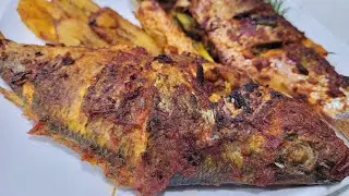 HOW TO MAKE A WHOLE GRILLED FISH/ BARBECUE FISH