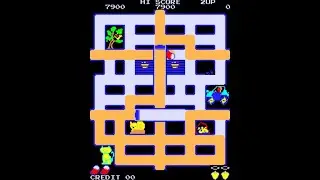 Crush Roller [Arcade Longplay] (1981) {Famare SA PCB}