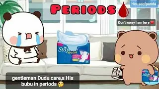 Bubu in periods 😔💝 || bubu dudu || peach goma || milkmocha || bubuanddudu #bubududu #cartoon