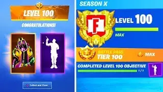 *NEW* LEVEL 100 REWARDS in Fortnite! (SEASON 10)