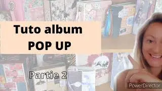 tuto album POP UP sur le thème de la mer vacances partie 2