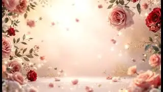 Romantic Floral Background Loop | Elegant Rose Aesthetic for Wedding, Relaxation & Visual Ambience