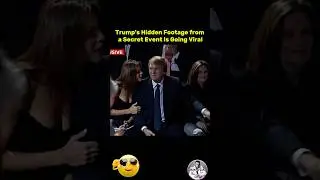 Trump's Hidden Footage from aSecret Event Is Going Viral 🤔😳 #donaldtrump #trumpnews  #trump #short
