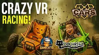 CRAZY FUN VR RACING: EXOCARS PSVR2 with @dochri42thegamecat 