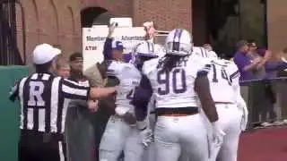 Football vs. #16 William & Mary - Raven Greene Pick-Six