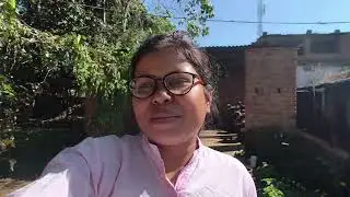 आज मैं गयी ढेकी में चावल कूटने#😅 