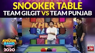 Snooker Game | Khush Raho Pakistan 2020 | Faysal Quraishi Show | Team Gilgit Vs Team Punjab