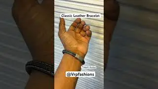 Men&rsquo;s Leather Bracelet 😍#mensaccessories #mensbracelets #leatherbracelet #jewellerystore #mumbai