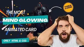 How to Create 3D Animated  Card By Using Only HTML & CSS With Easy Steps For All in Hindi / Urdu