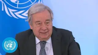 UN Ocean Conference - UN Chief Presser | United Nations (Nice, France)