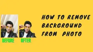 how to remove background from pictures?