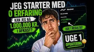 Uge 1 opdatering - Kan Jeg nå 1.000.000 kr. i Afkast