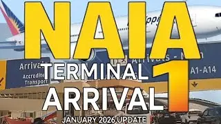 NAIA Terminal 1 Arrivals  2026 Update  (Via Coastal Road Full Guide)