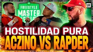 🏆 HOSTILIDAD ENTRE CAMPEONES 🇲🇽 | PIEZAS REACCIONA A ACZINO VS RAPDER | FMS M&Eacute;XICO J9 2022