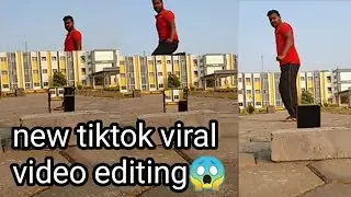 building jump new tiktok viral video editing teturial.tiktok reels video editing.tiktok video edit