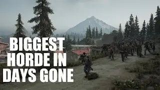 Fighting The Biggest Horde - Days Gone