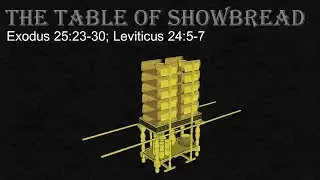 3D Tabernacle: Part 3 of 12 - The Table of Showbread