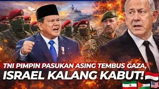 NYALI INDONESIA! TNI PIMPIN PASUKAN ASING TEMBUS GAZA, ISRAEL KALANG KABUT! 🇮🇩🇵🇸