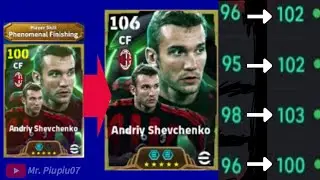 Andriy Shevchenko 106 Best Training 🤩🤩Max Level, Player Progression eFootball 2025