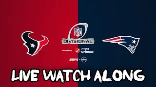 Texans vs. Patriots NFL Divisional Round (Live Watch Along & Reactions)