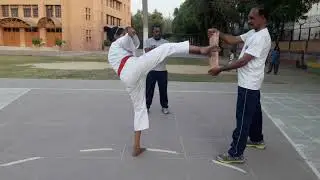 Karate Tameshiwari Training by Sensei Ravindra Kumar