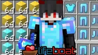 How I Became The Richest Player in this Minecraft SMP Lifeboat Survival ✨😈