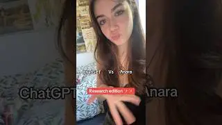Comparing ChatGPT to Anara ! #anara #chatgpt #ai #studytools #researchtool #research #dissertation