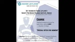 Ashok Leyland Driver Training Institute (DTI), Burari | LMV Training Program