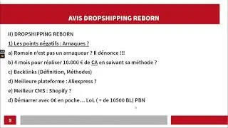 Dropshipping Reborn: La v&eacute;rit&eacute;