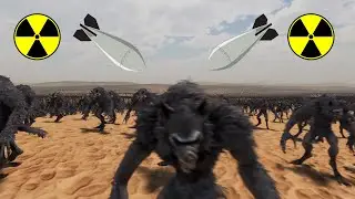 600.000x Werewolf vs Nuclear Bomb's | Ultimate Epic Battle Simulator 2