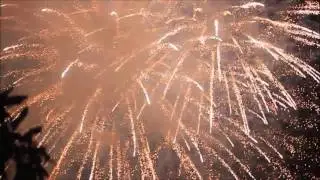 RBC Festival fireworks, Okinawa Ounoyama Park 2016-10-09