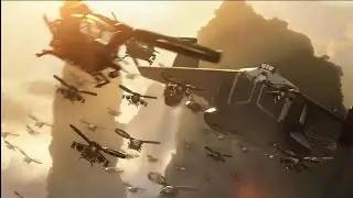 Avatar (2009) RDA preparing/flying for battle