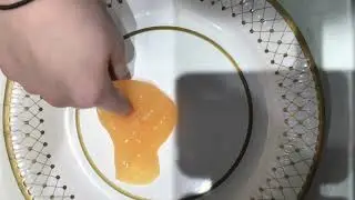 Neon Orange Jelly Slime!
