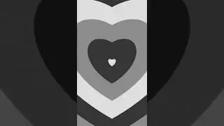 ASMR черно-белое видео Soft Heart Tunnel 🖤