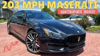 Maserati Quattroporte Trofeo мощностью 580 лошадиных сил — один из последних в своем роде