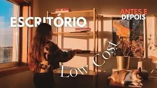 vlog | transformei o meu escrit&oacute;rio em casa | decora&ccedil;&atilde;o low-cost, haul + before & after