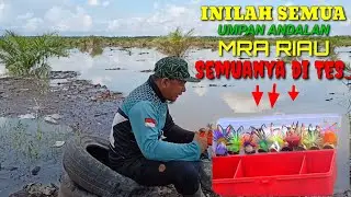 TES ACTION UMPAN PRIBADI MRA RIAU || SELURUHNYA UMPAN ANDALAN || APAKAH BEDA DENGAN YANG DI JUAL?