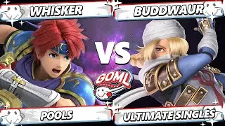 GOML 2025 - Whisker (Roy) Vs. Buddwaur (Sheik) Smash Ultimate - SSBU