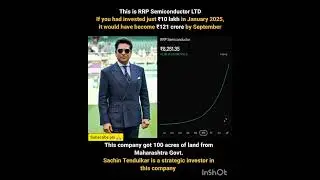 Sachin Tendulkar Is A Strategic Investor #shorts #cricket #trending #viral #lucky mufeed